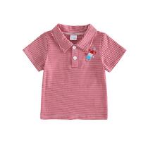 Camiseta polo SAYOO Toddler Baby Boy 4 de julho com cachorro e bandeira