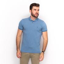 Camiseta Polo Teodoro Masculina Lisa Slim Dia a Dia Conforto