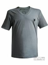 Camiseta Polowear Masculina Gola V -8350/ 087113 - CINZA