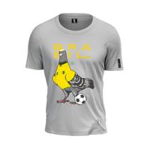 Camiseta Pombo Brasil Pru Futebol Soccer Pigeon T-Shirt - Shap Life