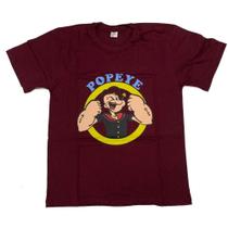 Camiseta Popeye Marinheiro Desenho Unissex Adulto Fire2389 BM
