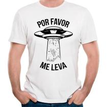 Camiseta por favor m leva alienigenas et extraterrestre