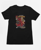 Camiseta Poster Pop Style Inspiração DEADPOOL Estampa DTF 100% Algodão Premium
