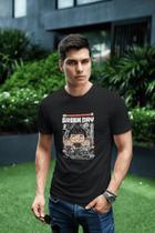 Camiseta Poster Pop Style Inspiração GREEN DAY Estampa DTF 100% Algodão Premium