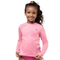 Camiseta Praia Bebê e Infantil Proteção UV Rosa Chiclete Costão