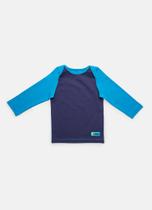 Camiseta Praia com Proteção Solar Bebê Menino Color Block - Puket