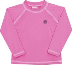Camiseta Praia Infantil Nini &amp Bambini Proteção UV 50 Pink