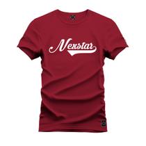 Camiseta Premium 100% Algodão Estampada Shirt Unissex Nexstar Grifado