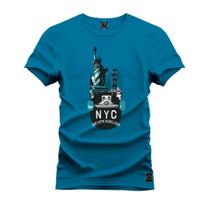 Camiseta Premium 100% Algodão Estampada Shirt Unissex Nyc Street - Nexstar