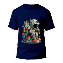 Camiseta Premium Algodão Estampada Especial Astronauta Camiseta Premium Algodão Estampada Especial Astronauta