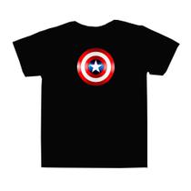Camiseta premium Capitão América super herói camisa unissex alta qualidade
