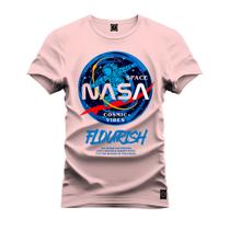 Camiseta Premium Confortável Estampada Nasa Flow