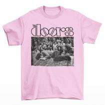Camiseta Premium em Algodão Banda de Rock The Doors Unissex Camisa. Camiseta Premium em Algodão Banda de Rock The Doors Unissex Camisa.