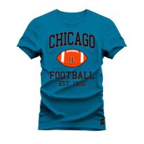 Camiseta Premium Estampada Algodão 30.1 Chicago Ball