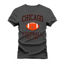 Camiseta Premium Estampada Algodão 30.1 Chicago Ball