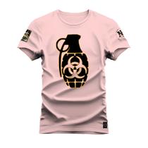 Camiseta Premium Estampada Algodão 30.1 Granation