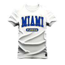 Camiseta Premium Estampada Algodão 30.1 Miami