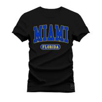 Camiseta Premium Estampada Algodão 30.1 Miami