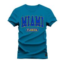 Camiseta Premium Estampada Algodão 30.1 Miami