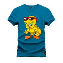 Camiseta Premium Estampada Algodão 30.1 Piu Piu Maromba