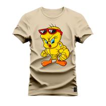 Camiseta Premium Estampada Algodão 30.1 Piu Piu Maromba