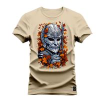 Camiseta Premium Estampada Algodão Confortável Guerreito Feldal