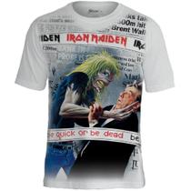 Camiseta Premium Iron Maiden Be Quick Or Be Dead Camiseta Premium Iron Maiden Be Quick Or Be Dead