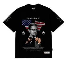 Camiseta Premium Malcolm X Preto - B90665 Camiseta Premium Malcolm X Preto - B90665