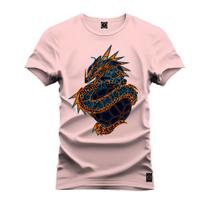 Camiseta Premium Malha Confortável Estampada Cobra Style