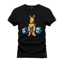 Camiseta Premium Malha Confortável Estampada Dog Maromba