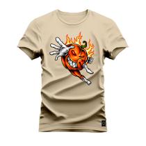 Camiseta Premium Malha Confortável Estampada Tomato Heroi