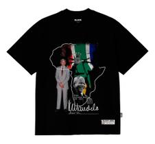 Camiseta Premium Nelson Mandela - Preto B90663 Camiseta Premium Nelson Mandela - Preto B90663