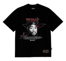 Camiseta Premium Rip Tupac Shakur - Preto B90635