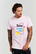 Camiseta Premium Rosa Bebê Personalizável