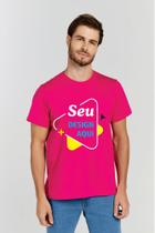 Camiseta Premium Rosa Pink Personalizável