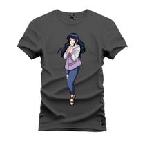 Camiseta Premium T-Shirt Algodão Estampada Unissex Hinata