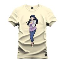 Camiseta Premium T-Shirt Algodão Estampada Unissex Hinata
