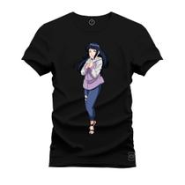 Camiseta Premium T-Shirt Algodão Estampada Unissex Hinata