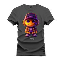 Camiseta Premium T-Shirt Algodão Estampada Unissex Lebrow Boneco