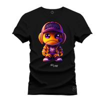 Camiseta Premium T-Shirt Algodão Estampada Unissex Lebrow Boneco