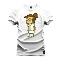 Camiseta Premium T-Shirt Algodão Estampada Unissex Menininha Nerd - Nexstar