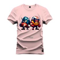 Camiseta Premium T-Shirt Algodão Estampada Unissex Minnes Americano