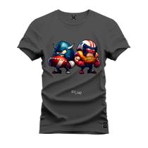 Camiseta Premium T-Shirt Algodão Estampada Unissex Minnes Americano