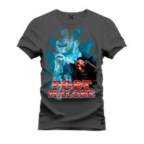 Camiseta Premium T-Shirt Algodão Estampada Unissex Post Malone Camp