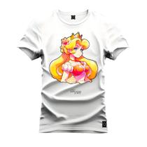 Camiseta Premium T-Shirt Algodão Estampada Unissex Princesinha