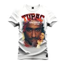 Camiseta Premium T-Shirt Algodão Estampada Unissex Tupac Drugs