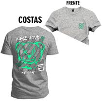 Camiseta Premium T-Shirt Algodão Estampada Unissex Urso Ankey Frente e Costas