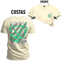 Camiseta Premium T-Shirt Algodão Estampada Unissex Urso Ankey Frente e Costas