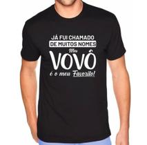 Camiseta Presente Dia Dos Pais, Avô Camisa Vovô 100% Algodão