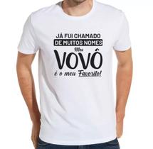 Camiseta Presente Dia Dos Pais, Avô Camisa Vovô 100% Algodão Camiseta Presente Dia Dos Pais, Avô Camisa Vovô 100% Algodão